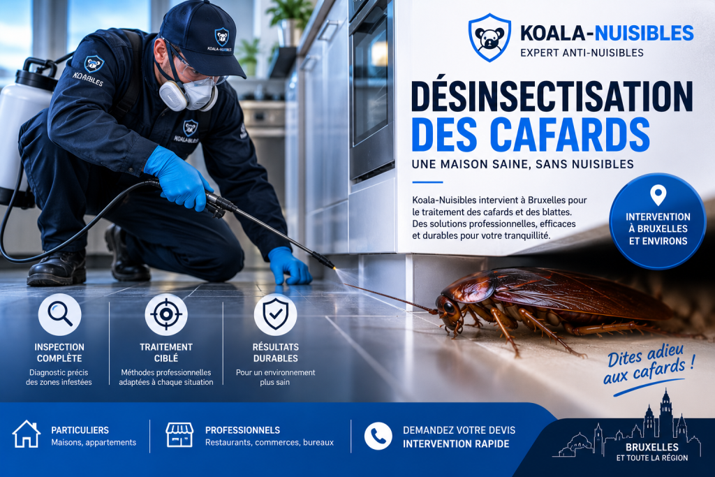 traitement cafards bruxelles wallonie